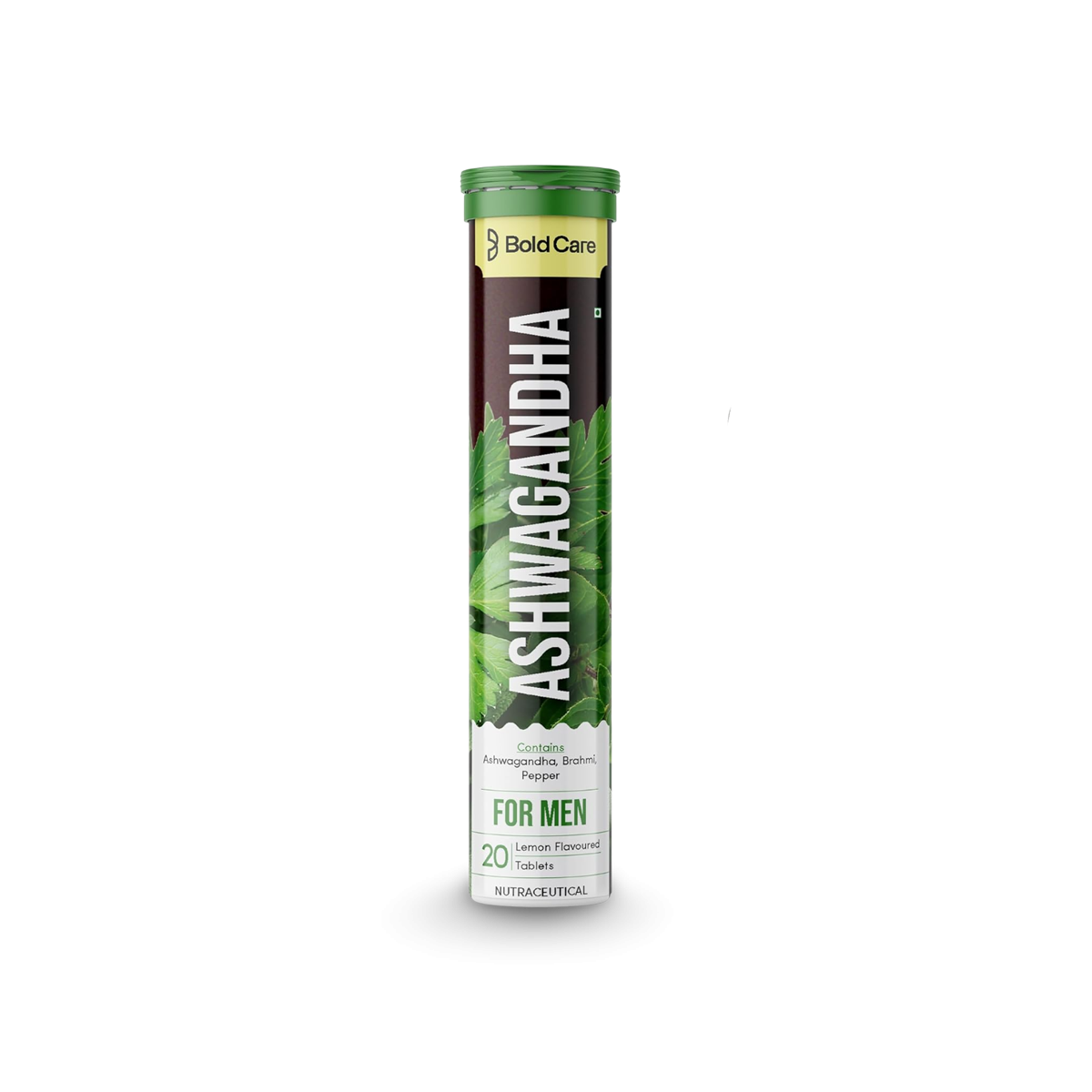 Bold Care Ashwagandha Natural Testo Booster Effervescent Tablets - Lemon Flavour